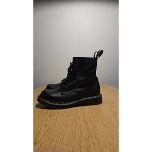 Dr. Martens 1460 Smooth Leather 8-Eye Boots women’s size 8 black doc shoes